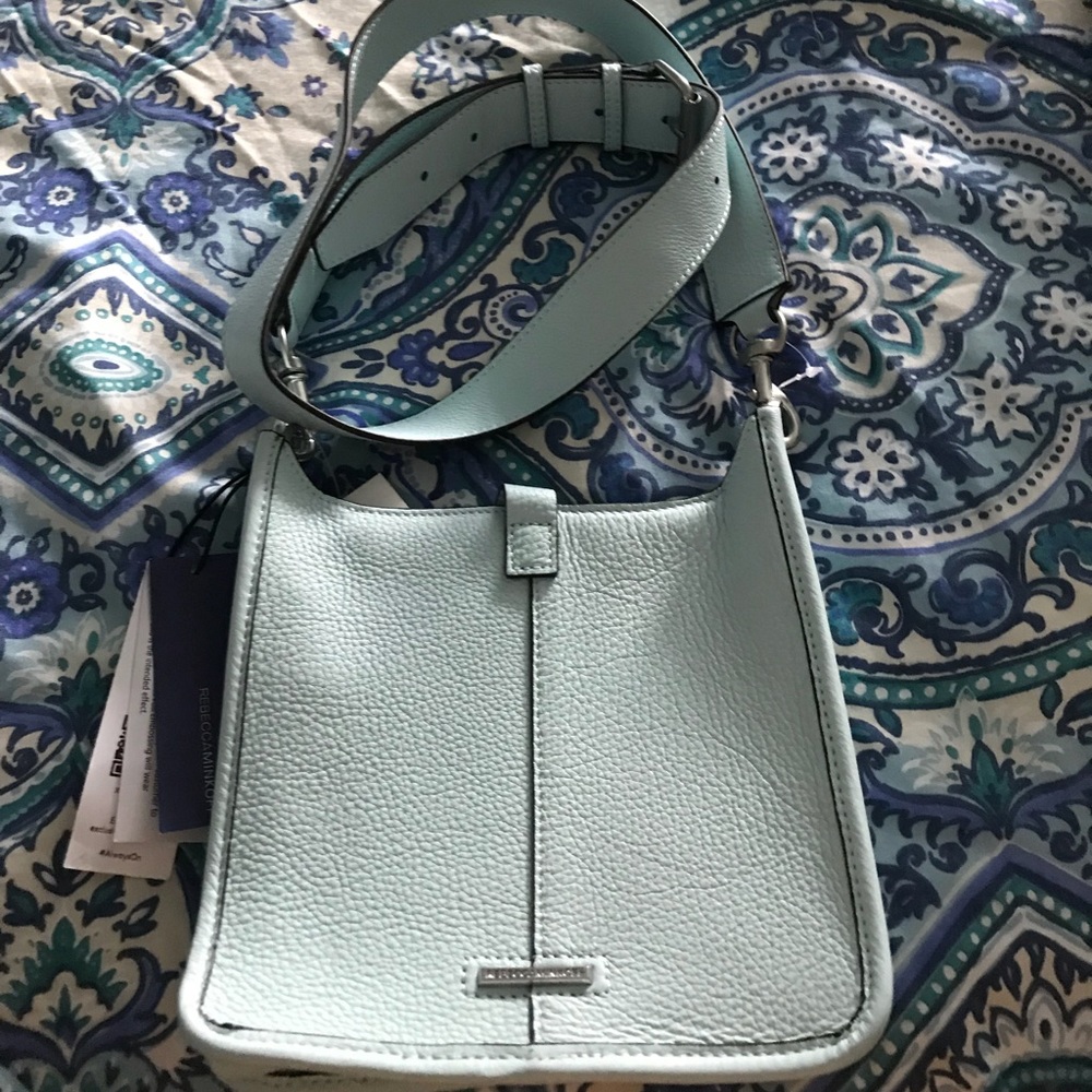 Rebecca Minkoff aquamarine crossbody NWT